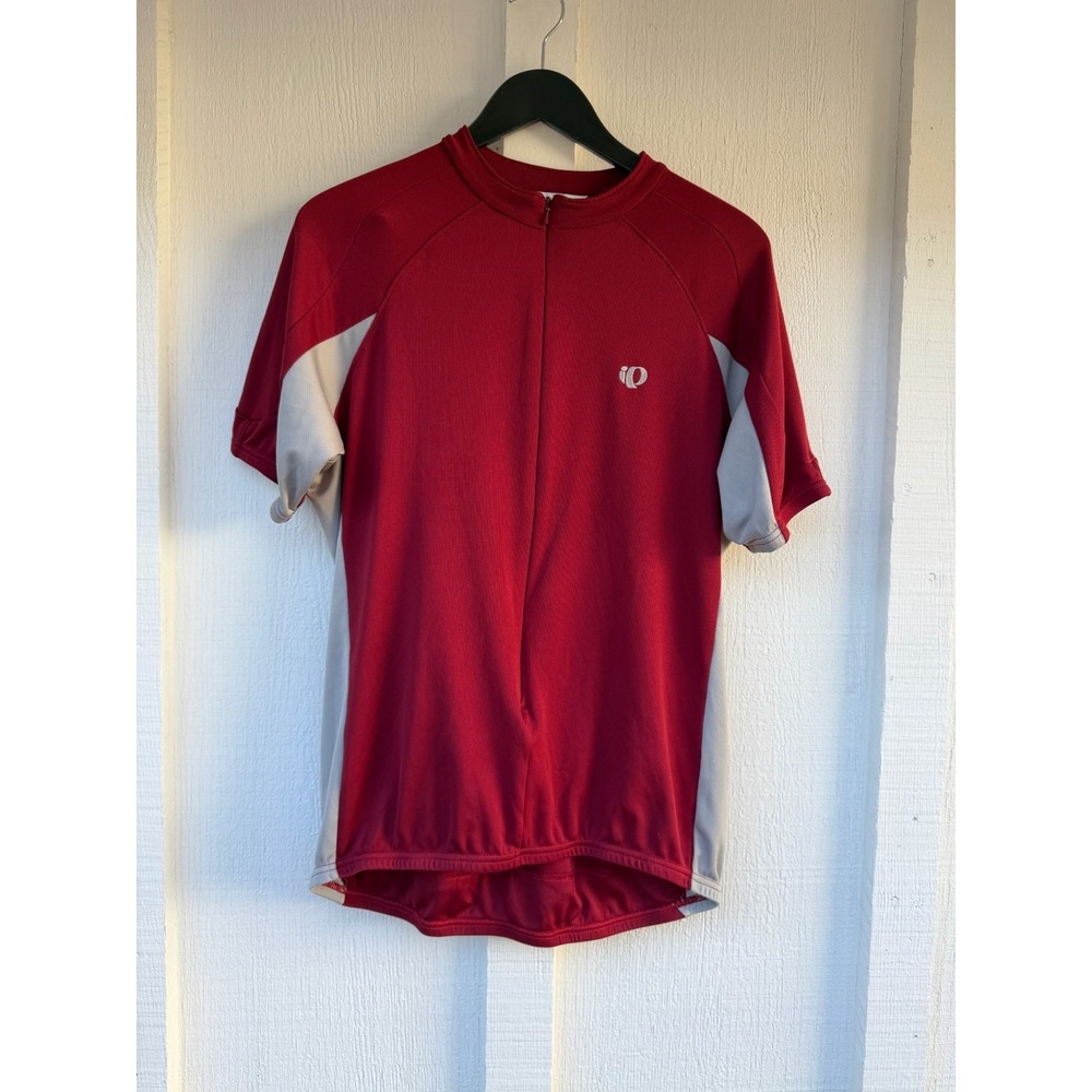 Pearl Izumi Jersey Maroon Zip Short Sleeve Cycling Men XL See All Pics